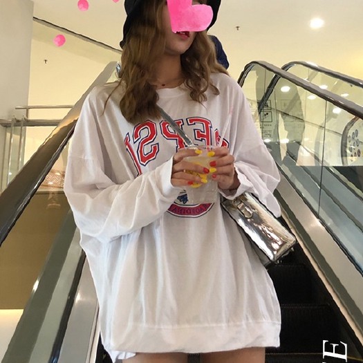 áo nỉ  tay dài phong cách Hàn | BigBuy360 - bigbuy360.vn