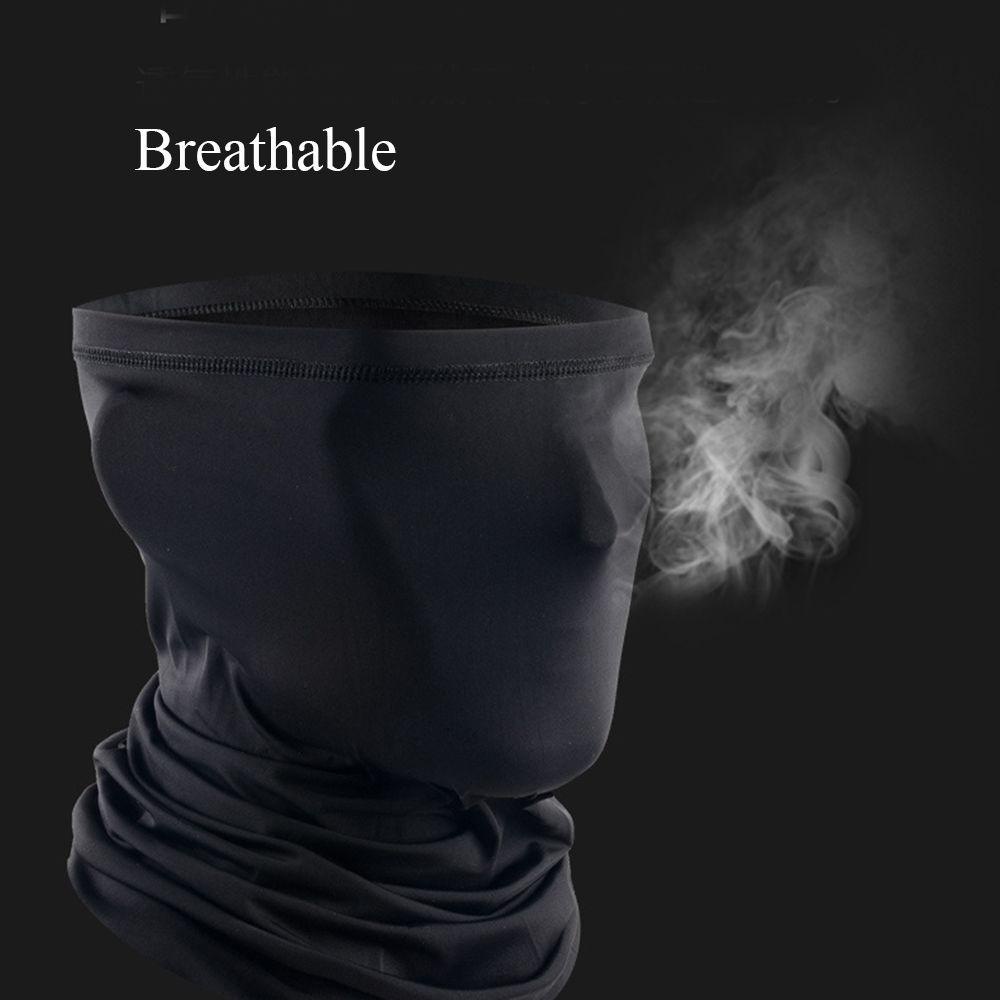 IVORY Mặt Nạ Lụa Che Phủ Cổ Và Mặt Khi Chạy Bộ Câu Cá Thể Thao