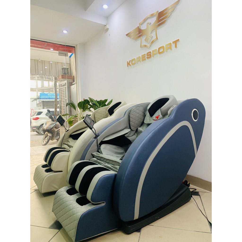 [ Hàng Chính Hãng ] Ghế massage cao cấp KoreSport- màn hình LCD cảm ứng, massage tự động ( Ảnh thật )