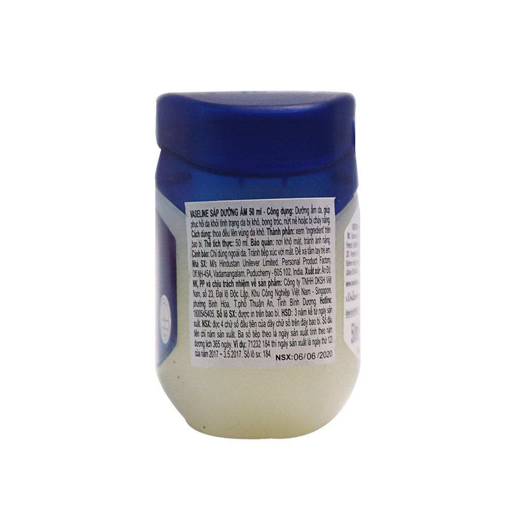 [HÀNG CHÍNH HÃNG] Sáp Dưỡng Ẩm Vaseline Pure Petroleum Jelly Original 50ml