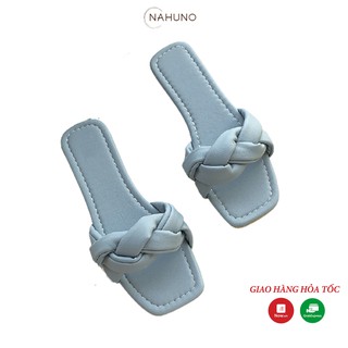 Dép lê nữ dây xoắn đủ màu siêu xinh - Nahuno