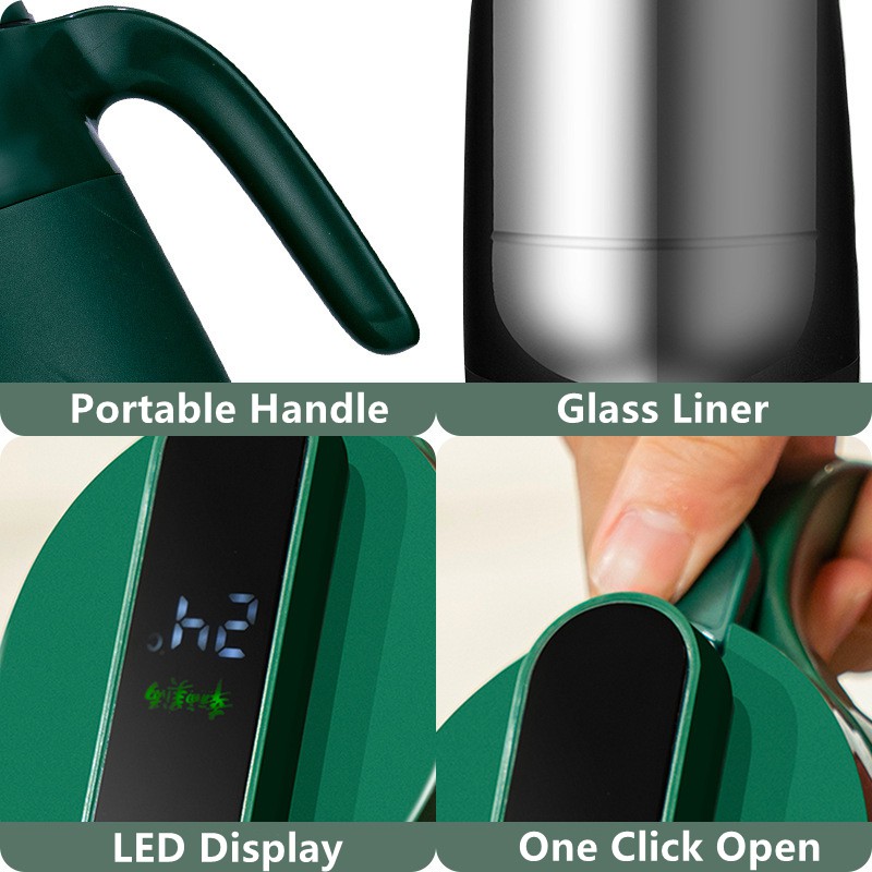 Bình đun Diller MLH8972 thép không gỉ hiển thị đèn LED giữ nhiệt (1900ml)