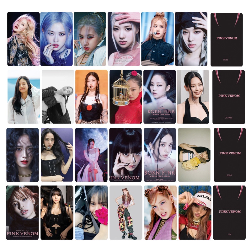 Bộ Sưu Tập Thẻ Hình Nhóm Nhạc Kpop Blackpink