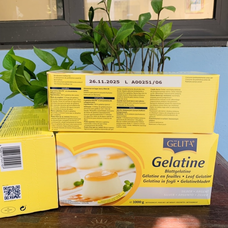 COMBO 5 LÁ GELATINE BẠC - GELATINE SILVER