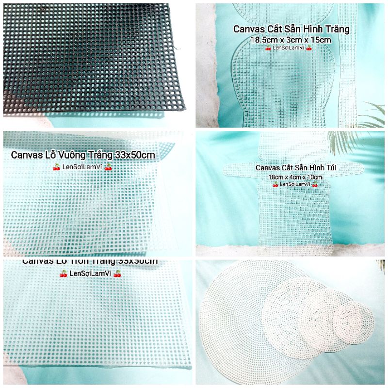 🍓 Canvas Nhựa Nẹp Đứng Dáng Cho Túi Ví 🍓