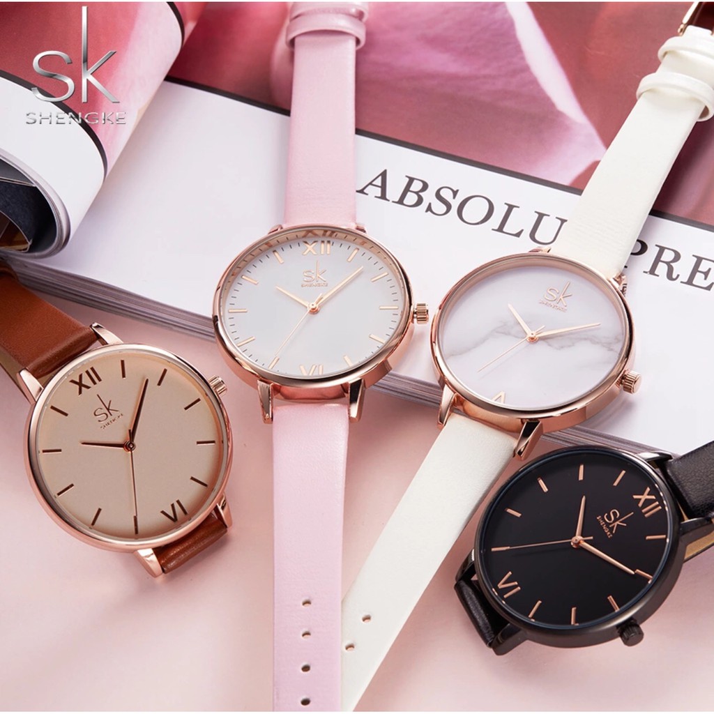 Đồng hồ nữ Shengke Korea K0039L chính hãng | BigBuy360 - bigbuy360.vn