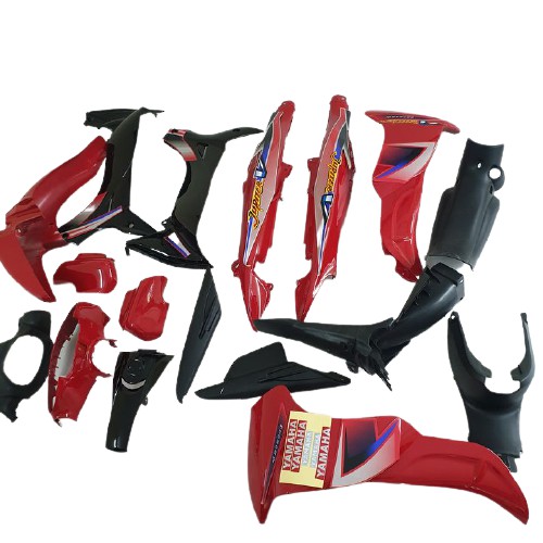 Bộ dàn áo màu Đỏ cờ xe JUPITER V nhựa nguyên sinh ABS