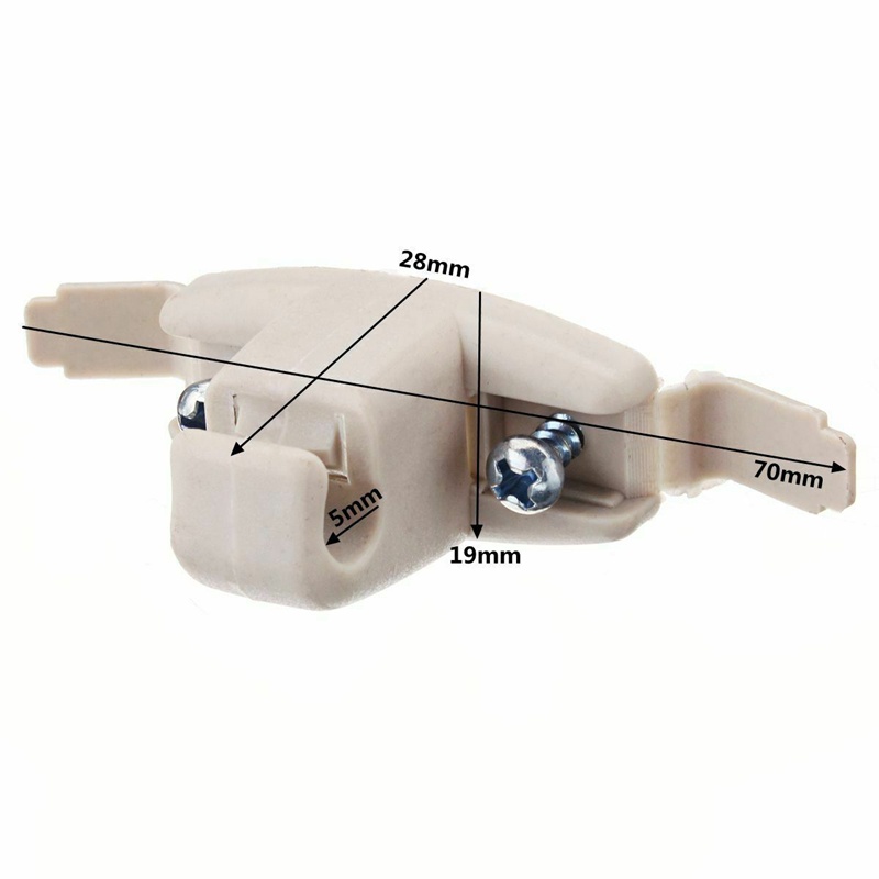 2 Giá Đỡ Kẹp Tấm Che Nắng Màu Be 51168243575 Ốp Bảo Vệ Chìa Khóa Xe Hơi Bmw E46 3 Series 325 M3 Chấ