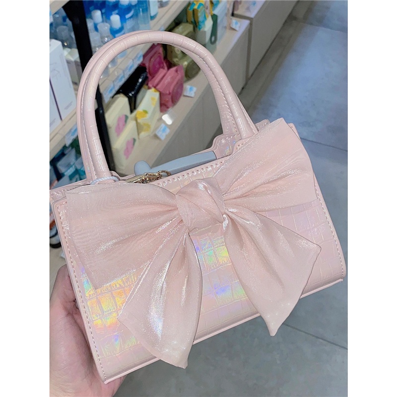 Túi Đeo Chéo Đính Nơ Ngọt Ngào Thời Trang Cho Nữ