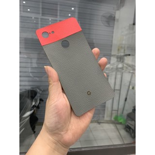 [Dán da] Miếng dán da lưng Google Pixel 3XL trơn không các màu