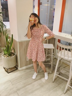 ĐẦM HOA NHÍ ( ảnh shop tự chụp)