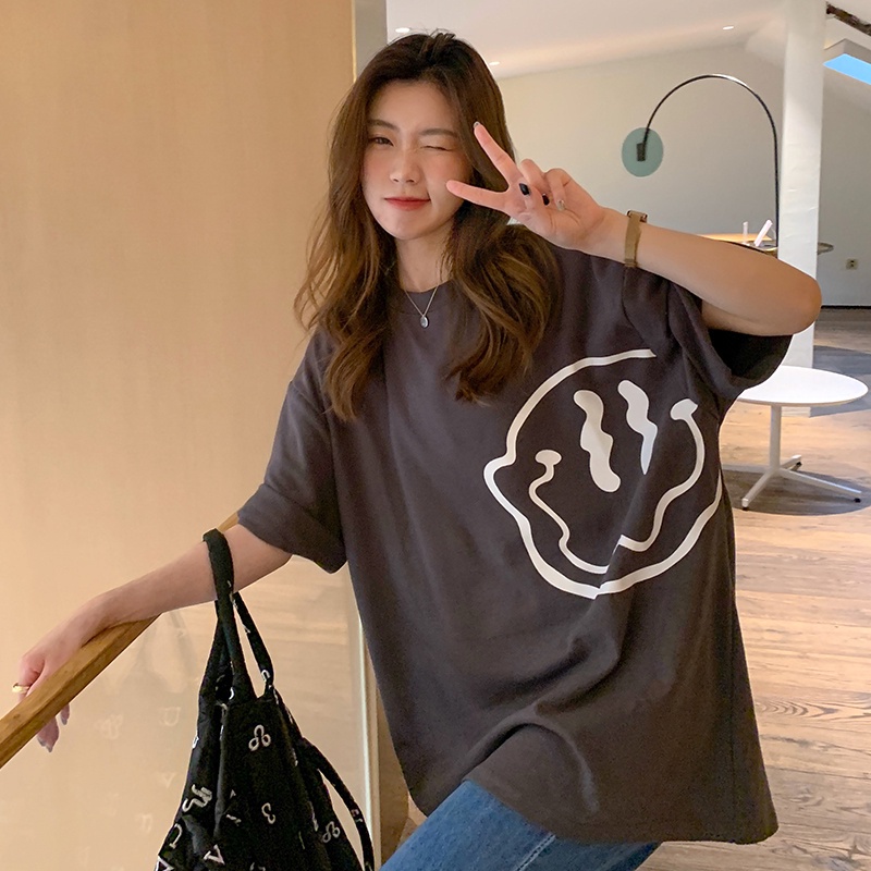 Áo Thun Tay Ngắn Dáng Rộng Thiết Kế Mới Thời Trang Mùa Hè Dành Cho Nữ