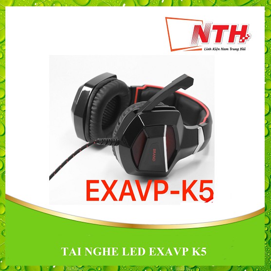 [Mã 2404EL10K giảm 10K đơn 20K] TAI NGHE LED EXAVP K5