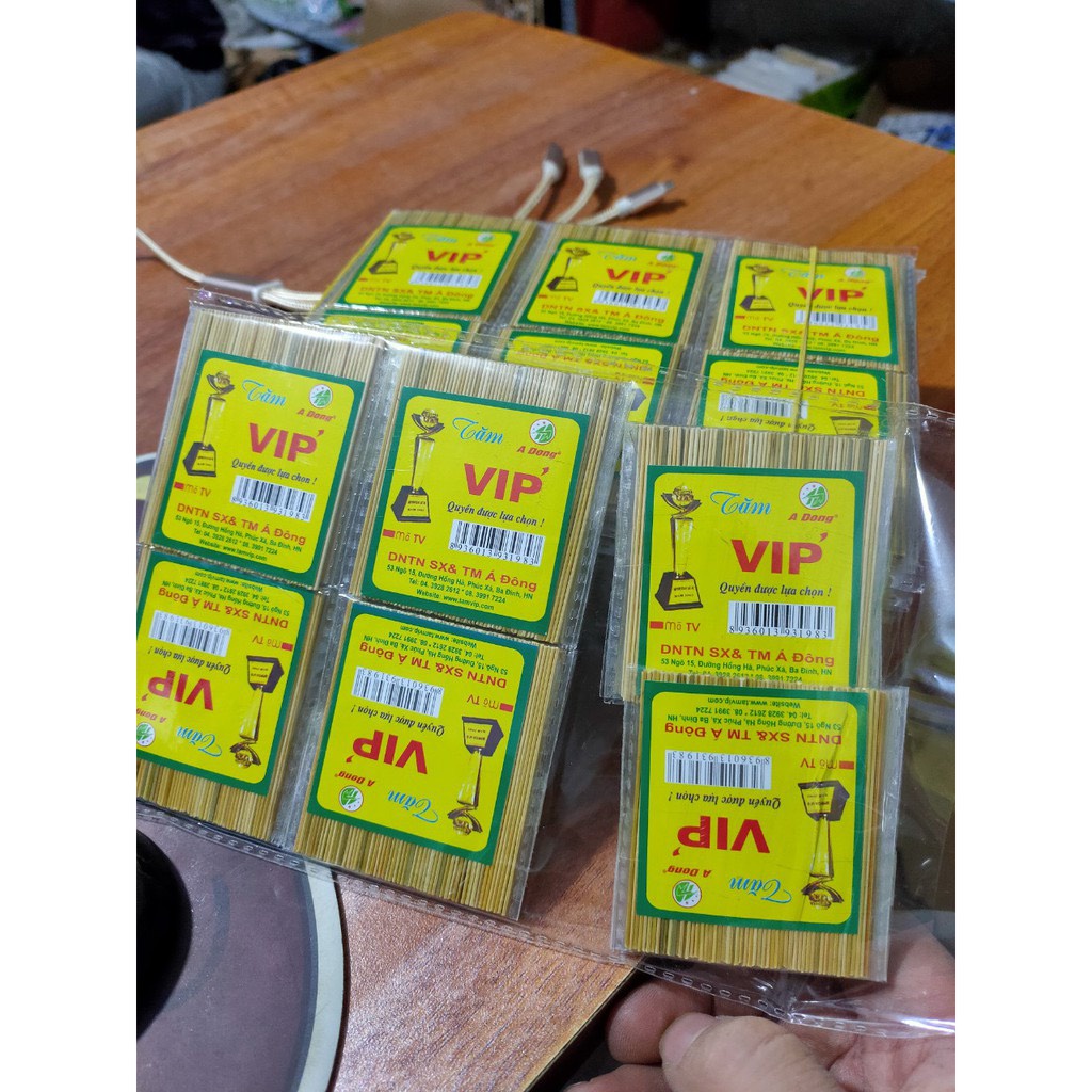 SET 5 gói tắm VIP- Bó tăm VIP 80G