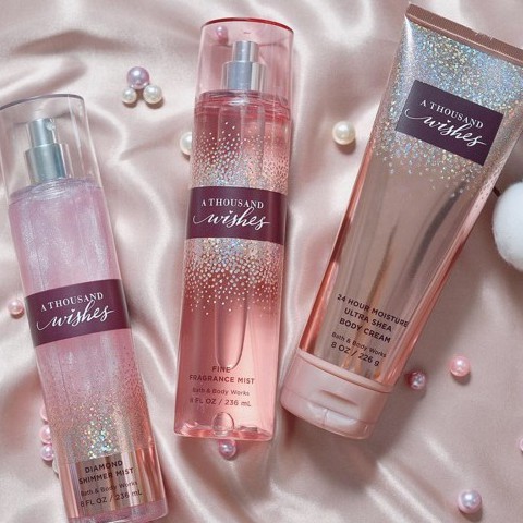 Xịt thơm body mist Bath and Body Works A Thousand Wishes _ 𝔂𝓾𝓶𝓲 𝓹𝓮𝓻𝓯𝓾𝓶𝓮𝓼