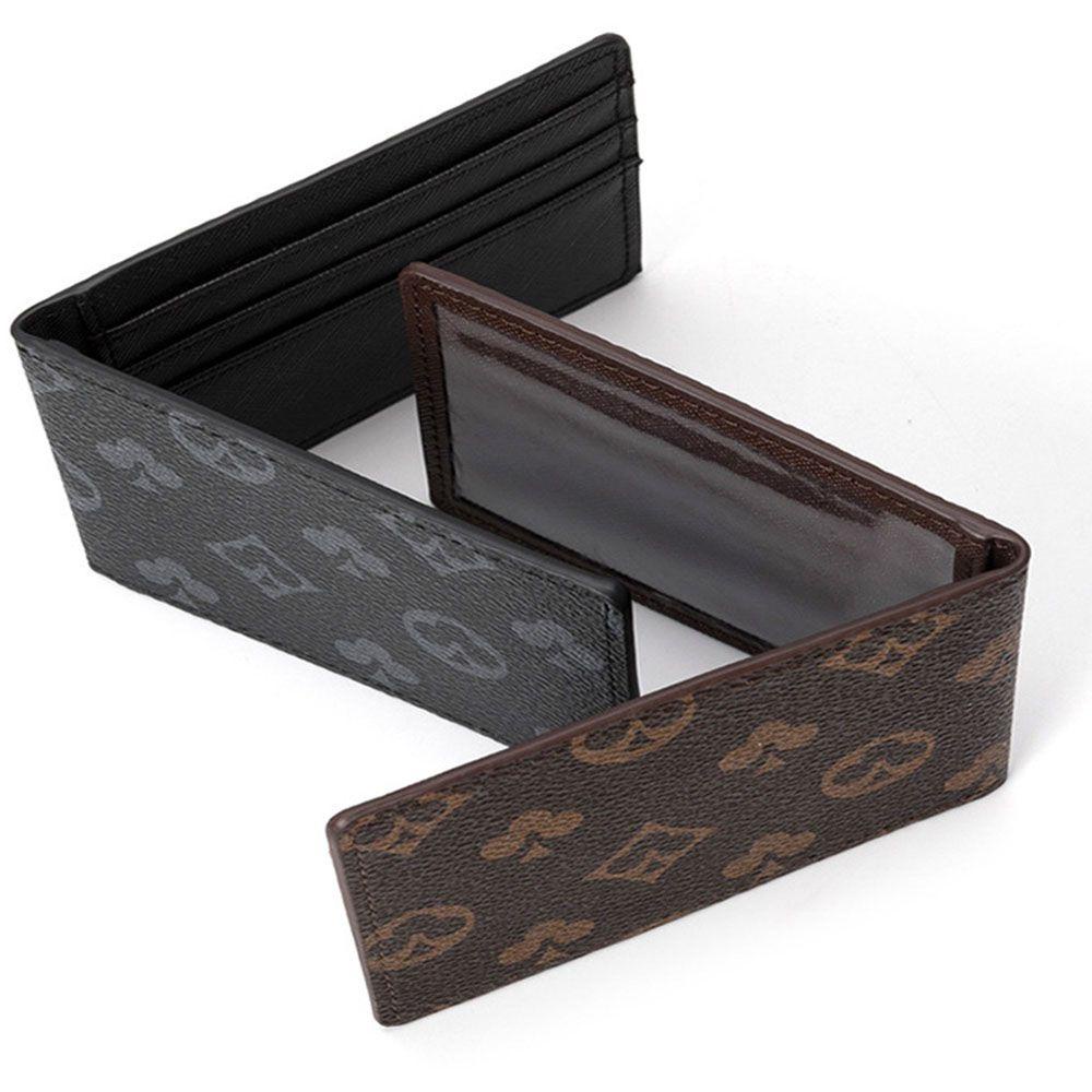 Ví Da Đựng Tiền / Thẻ Tín Dụng / Giấy Phép Lái Xe Gấp Gọn Họa Tiết Lấp Lánh Giáng Sinh Unisex