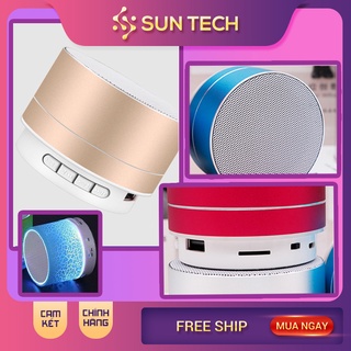 Loa Bluetooth A10 Mini vỏ nhôm di động đèn LED âm thanh sống động