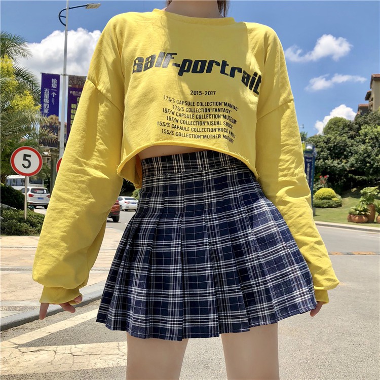 [Mã FAMAYWA giảm 10K đơn 50K] Áo croptop tay dài - Fom rộng,cổ tay rúm | BigBuy360 - bigbuy360.vn