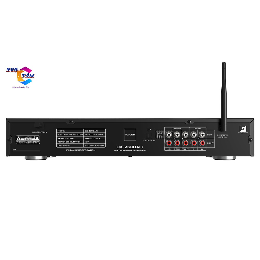 Vang Số Paramax DX-2500 AIR DSP NEW 2021 Hàng Chính Hãng