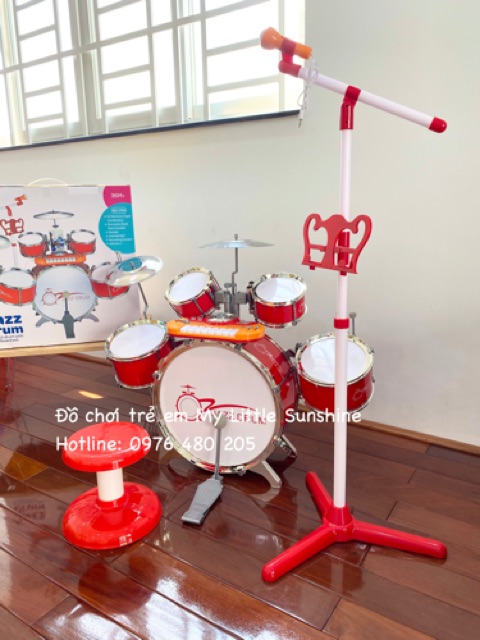 Bộ trống Jazz Drum 10 chi tiết cho bé
