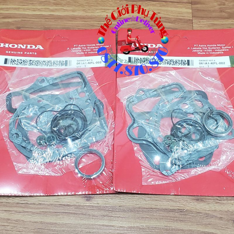 Full bộ ron đầu  Wave Thái 110, Future 1 zin Honda Indonesia - 061A1-KFL-002