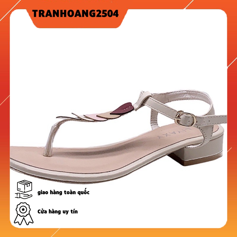 HÀNG CÓ SẴN sandal dép dây trái tim xỏ ngón quai hậu