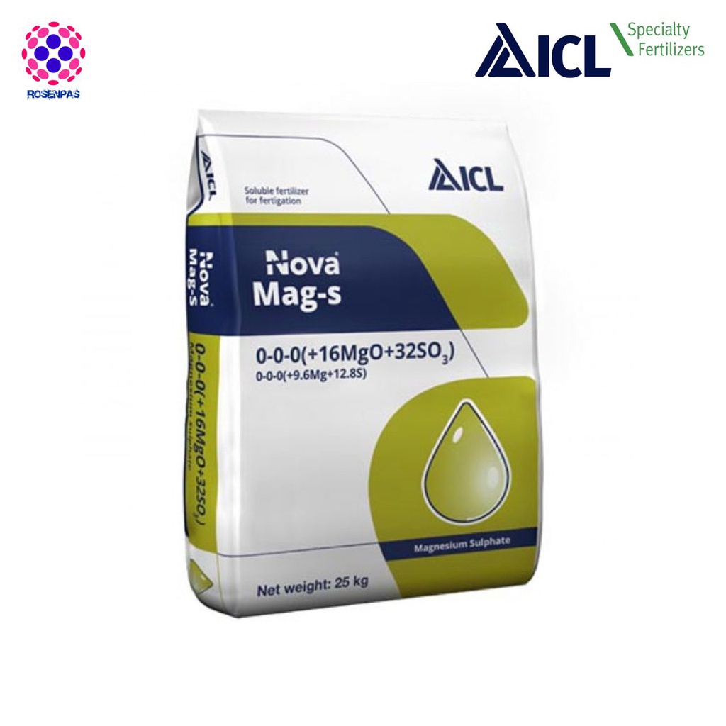 Phân bón Magnesium Sunphate(MgSO4) Nova Mag-S(16MgO + 32SO3)