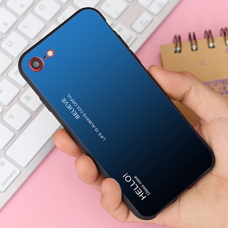 Ốp lưng iPhone 7/8 - Gradient edition, chất liệu kính cường lực