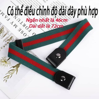 Thắt lưng nam nữ chun kẹp 2 bên không mặt Basic Ulzzang