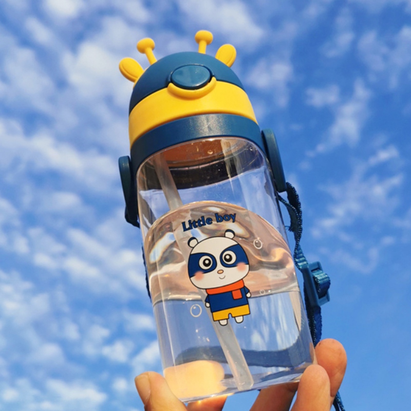 Bình Nước Họa Tiết Hoạt Hình Dễ Thương Cho Bé