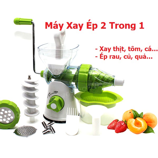 Máy xay ép hoa quả bằng tay đa năng Manual Juicer