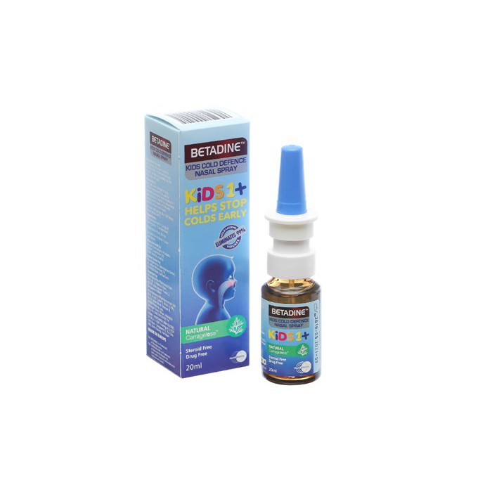 BETADINE Cold Defence Nasal Spray 20ml - Dung dịch xịt mũi ngừa cảm cúm