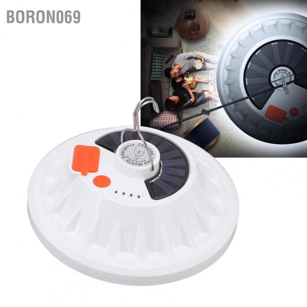 Boron069 Solar Emergency Light IP65 Waterproof 60 LEDs USB Rechargeable Camping for O