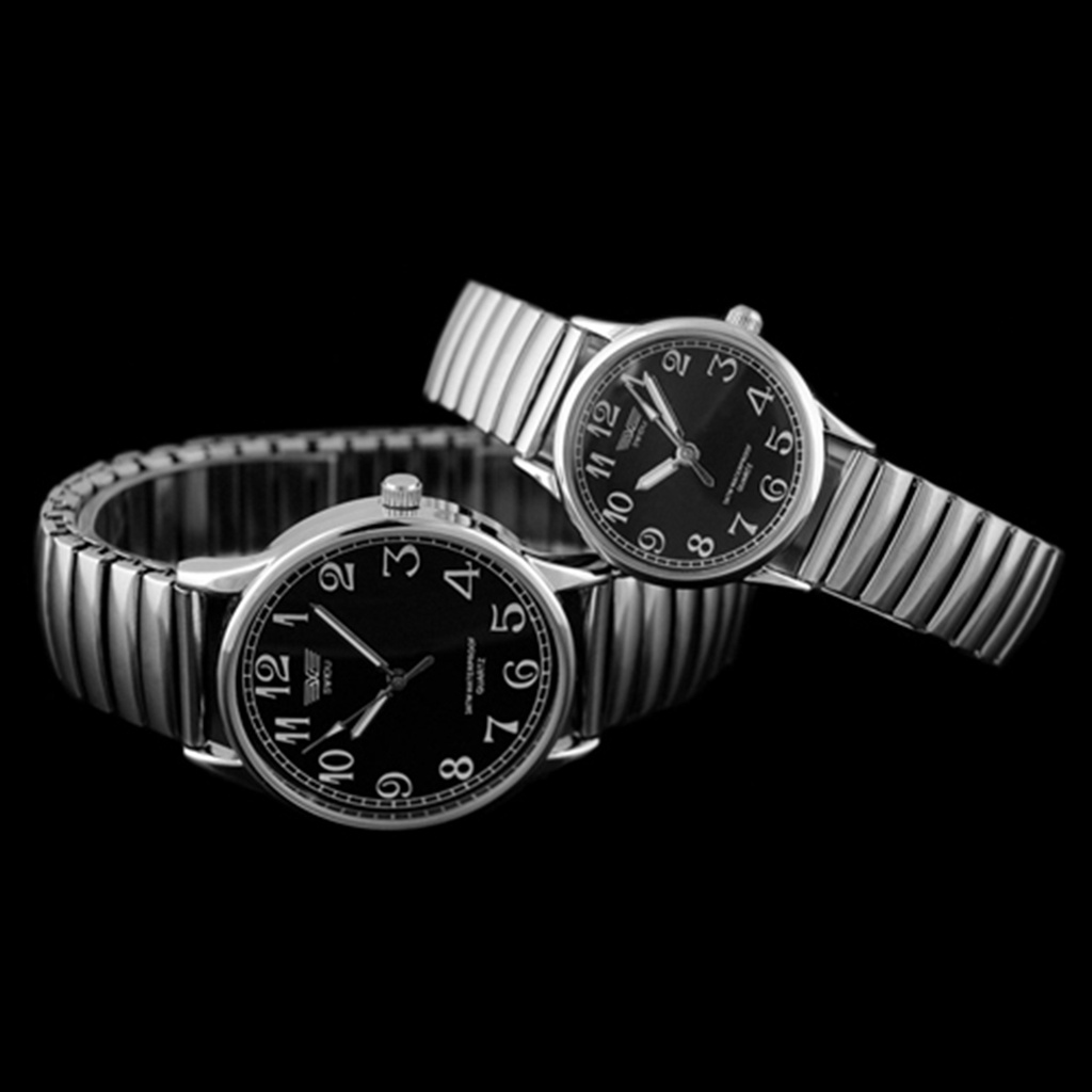 Đồng hồ đeo tay dây hợp kim Vintage cho nam nữ