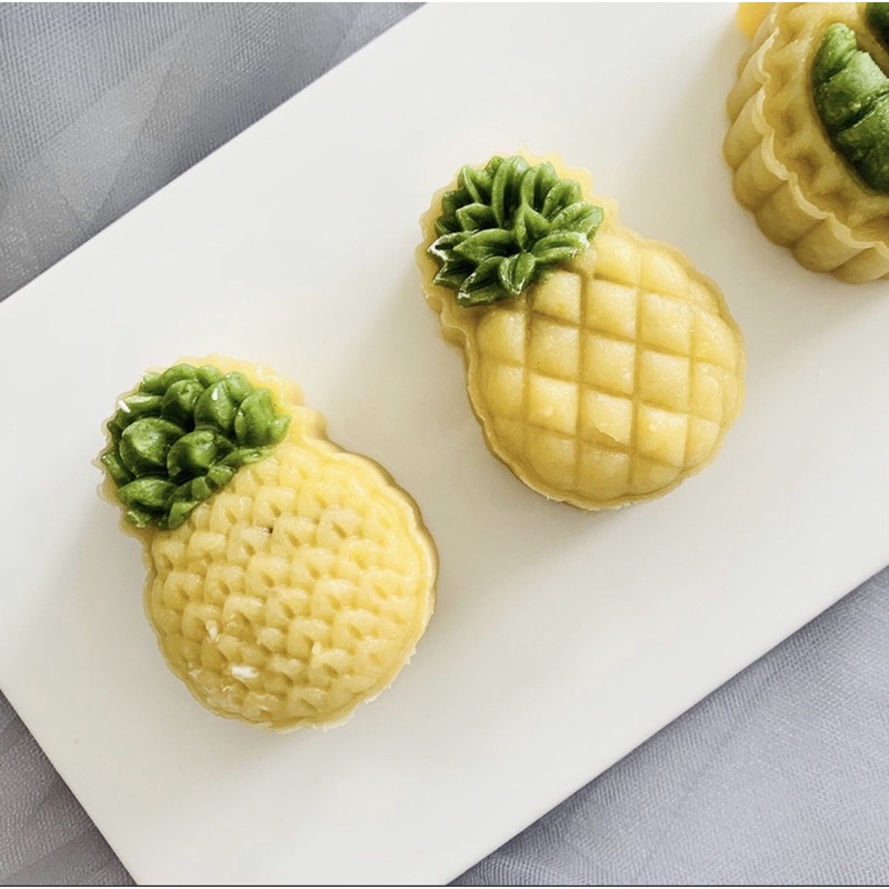 Khuôn nhấn lò xo Hình trái dứa - size 30g/size 50g  - 1 nhấn 2 mặt