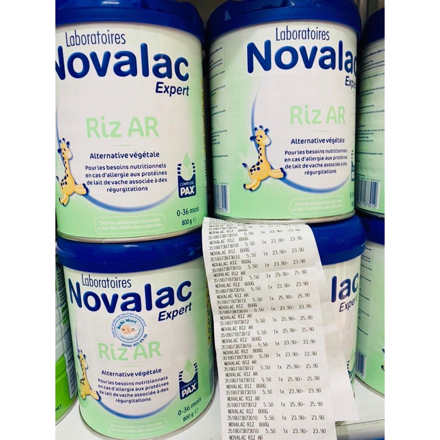 Sữa Novalac Riz Ar Pháp 800gr