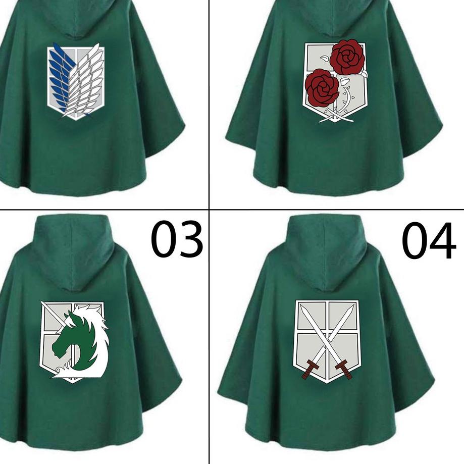 Đầu Ra mới nhất... Áo Khoác In Hình Anime Attack On Titan