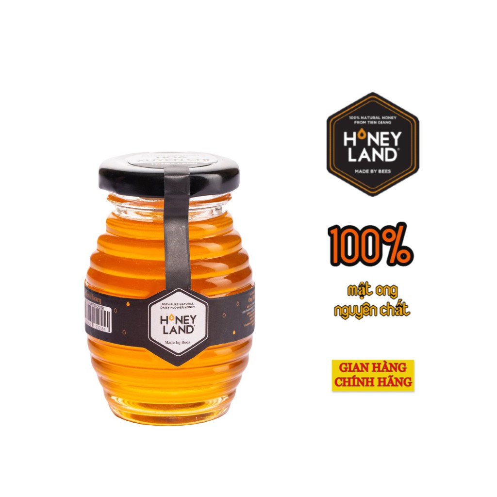 Mã GROXUAN1 giảm 8% đơn 150K Mật ong rừng hoa Xuyến Chi HONEYLAND 110g mật