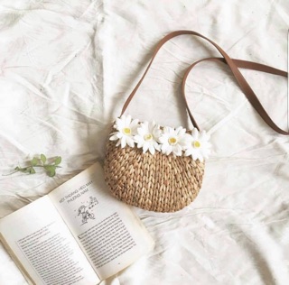 Túi cói bầu hoa cúc 🌼🌼🌼