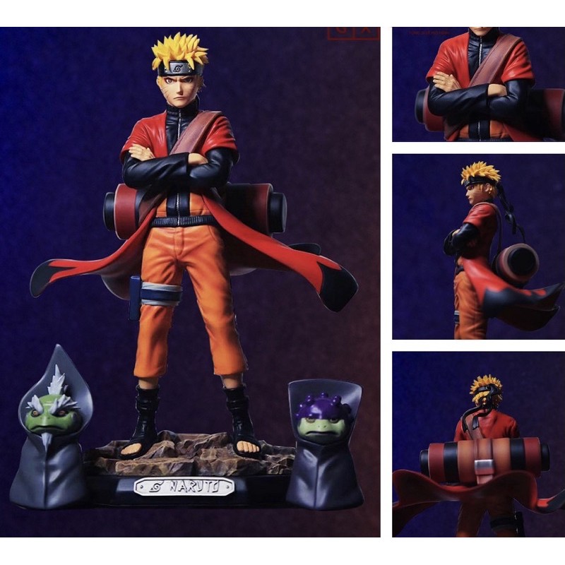 figgure naruto tặng kèm 2 linh vật/ mô hìn tượng naruto