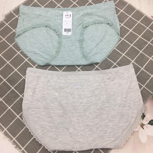 Quần lót cotton cho bà bầu mông 90 - 110 cm , quần cotton bầu không gian eva KGE