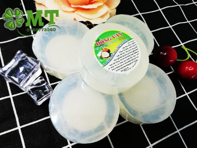 Xà bông dừa Hồng Vân 6 cục