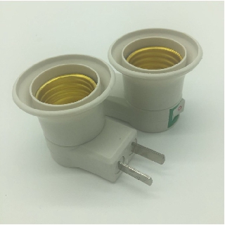 Bộ 2 Chui đèn có công tắc đui E27 (loại xoay)