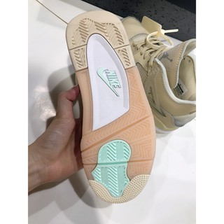 [Ảnh thật] giày JD 4 Cream White, cổ cao