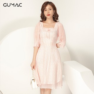 Đầm cổ u phối bèo gumac da902
