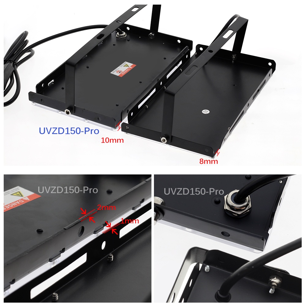 Đèn pha LED UV 50W 100W cực tím 395nm 220V huỳnh quang màu ánh sáng đen dành cho bữa tiệc Halloween tại ngôi nhà ma