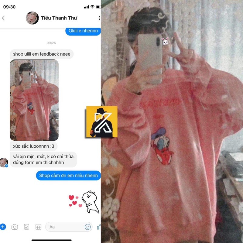 Áo Sweater Nỉ Vịt DONAID ulzzang unisex pqk | BigBuy360 - bigbuy360.vn