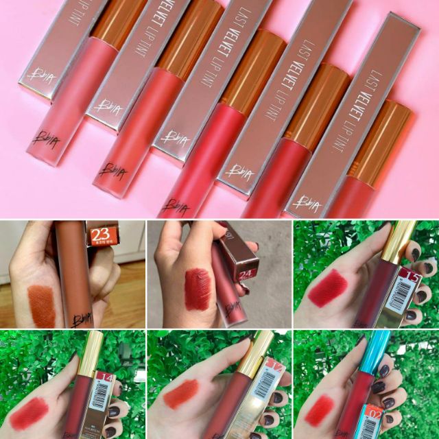 Son kem lì Bbia Last Velvet Lip Tint màu 25 đỏ nâu đất lâu trôi, không gây khô môi, bám lâu