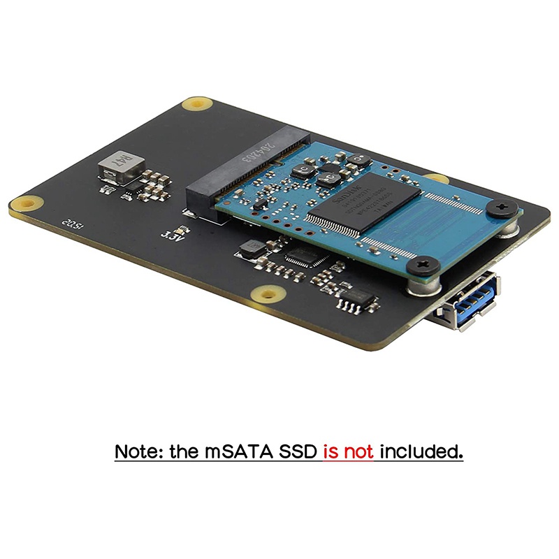 Bảng Mạch Mở Rộng Usb 3.0 Cho Raspberry Pi 4 Msata Ssd X857 / Raspberry Pi 4 El B X857 V2.0 Msata Ssd | BigBuy360 - bigbuy360.vn