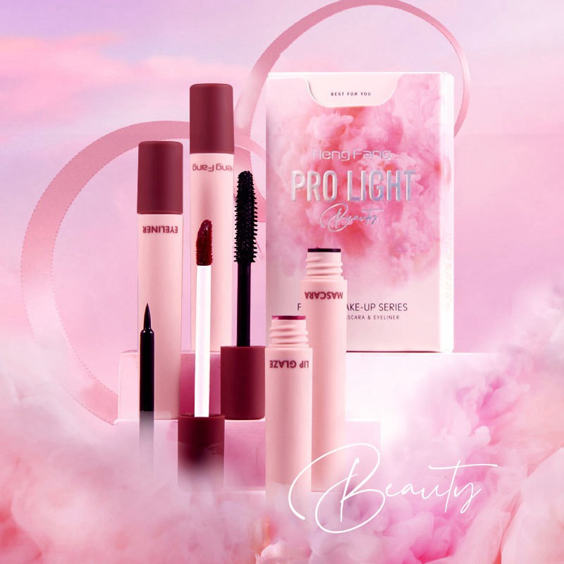 Set 4 món Beauty hình điếu thuốc ( hai son kem + kẻ mắt + mascara )HENGFANG PRO LIGHT | BigBuy360 - bigbuy360.vn